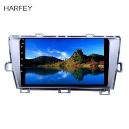 Reproductor de Radio con pantalla táctil HD y dvd para coche, Android de 9 pulgadas para Toyota Prius 2009-2013, controlador de mano izquierda, GPS Navi, Bluetooth, WiFi, Mirror Link AUX