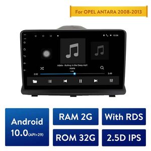 Unité principale dvd de voiture Radio Audio GPS lecteur multimédia pour OPEL ANTARA 2008-2013 Android 10.0 2DIN 2.5D IPS 2 + 32G