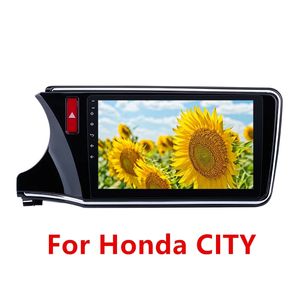 Auto DVD Hoofdeenheid Radio Audio GPS Multimedia Player voor 2014-2017 Honda City Left Android 2Din WiFi Bluetooth