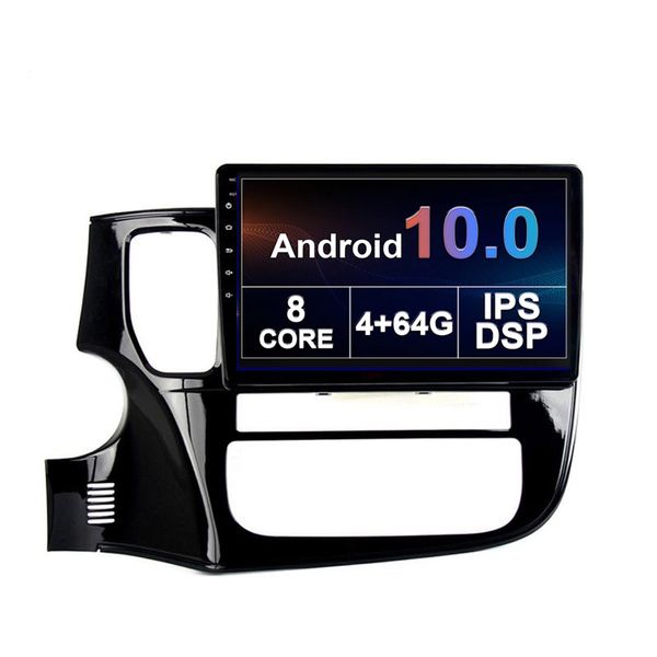 Lecteur de système Audio multimédia dvd de voiture avec Navigation Gps pour Mitsubishi OUTLANDER 2013-2018 10.1 pouces Android 8 Core