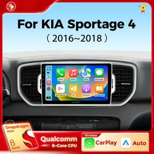 Radio multimedia de DVD de automóvil para KIA Sportage 4 2016 2017 2018 2019 Carplay Android Auto Qualcomm Car Stereo 4G Wifi