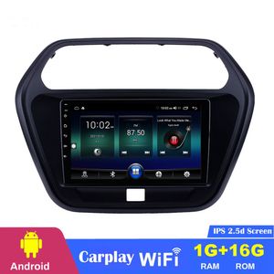 CAR DVD-speler Android 9 inch touchscreen kop met GPS voor Mahindra TUV300-2015 Mirror Link OBD2 stuurwielbediening achteruitkijkcamera