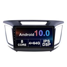 Auto DVD-speler Audio Stereo voor Hyundai IX25 2014-2018 IPS-scherm Buit in CarPlay Android 10 Automobiel