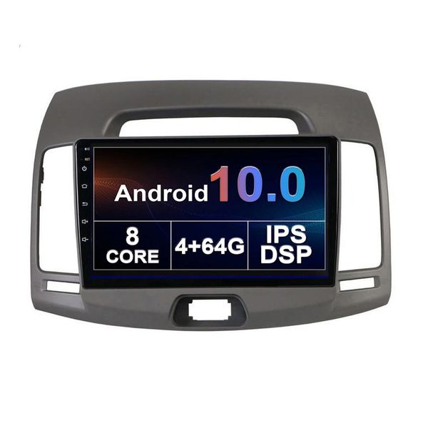 Lecteur Dvd de voiture pour Hyundai ELANTRA corée 2007-2011 Autoradio avec Radio vidéo Gps Navigation Wifi 9 pouces Android 10