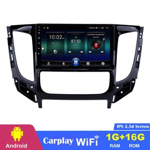 CAR DVD-speler voor Mitsubishi Triton-2015 Auto A/C WiFi GPS Navigation Support SWC 9 inch Android Touchscreen