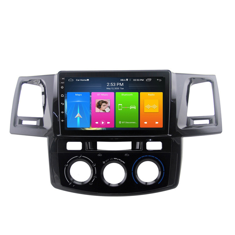 Toyota Fortuner Hulix 2007-2015에 대한 자동차 DVD 플레이어 32GB ROM 옥타 코어 9 인치 안드로이드 GPS 탐색 캔버스
