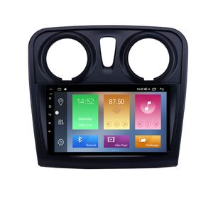 Lecteur DVD de voiture Système multimédia Stéréo Android pour Renault Dacia Sandero 2012-2017 Bluetooth Wifi Musique Gps Navigation Support TV numérique