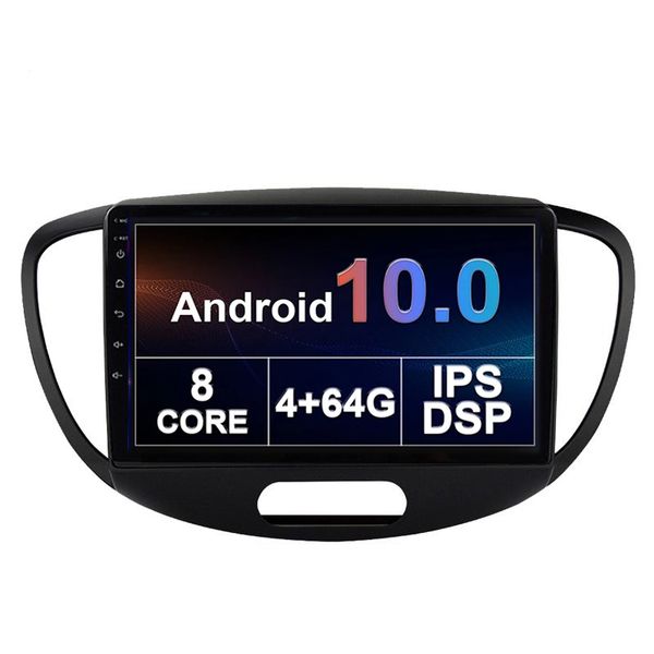Lecteur DVD de voiture Radio pour HYUNDAI I10 2008-2012 DSP écran tactile système de navigation Gps 2 Din Android stéréo