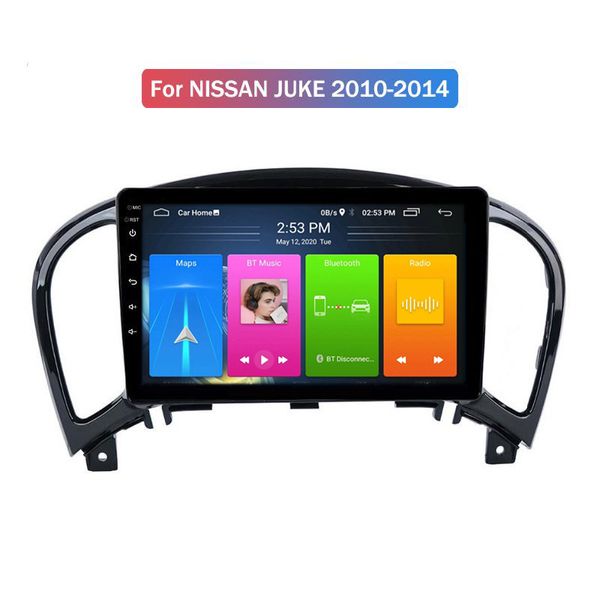 Lecteur dvd de voiture radio pour NISSAN JUKE 2010-2014 CarPlay Navigation Android écran tactile