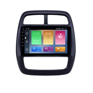 Lecteur DVD de voiture Système de navigation GPS Wifi Écran tactile stéréo automatique pour Renault Kwid 2012-2017 Écran tactile Bluetooth HD 1080P Support vidéo SWC