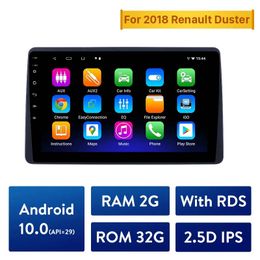 Auto DVD-radio 10.1 inch Android .0 API 29 IPS GPS NAVI Multimedia-speler voor 2018-Renault Duster Steering Wheel Control