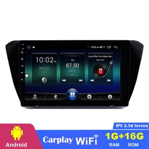 Voiture lecteur dvd Radio Android Gps lien miroir pour Skoda Superb 2015-2018 10.1 pouces support commande au volant