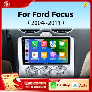 Car DVD Radio Multimedia Player pour Ford Focus 2 3 MK2 MK3 2004-2011 Carplay Android Auto Radio 4G Navigation GPS DSP 2 DIN