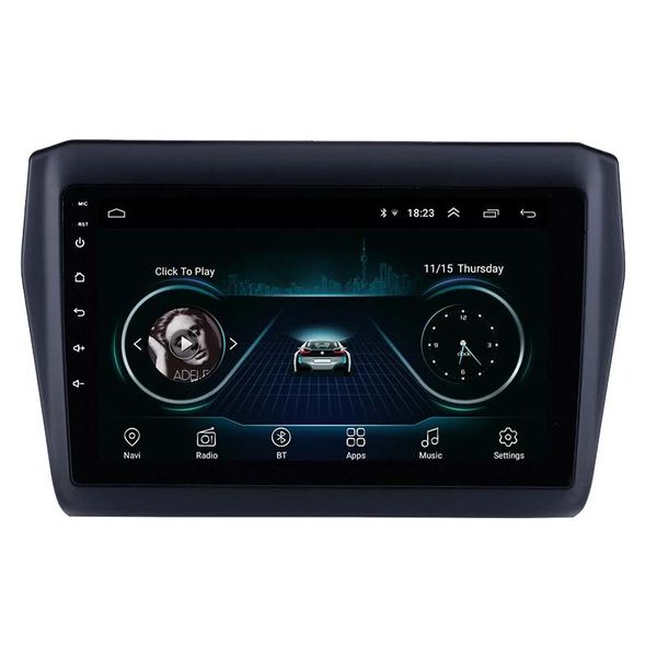 Car dvd Radio Lettore Multimediale Per SUZUKI Swift 2017-2019 Android 9 pollici HD Touchscreen Bluetooth GPS di Navigazione