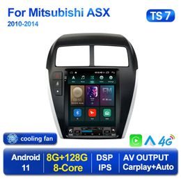 Lecteur dvd de voiture multimédia vidéo Android 11 pour Mitsubishi ASX 1 2010 2011-2016 C4 Navigation GPS BT 2 din