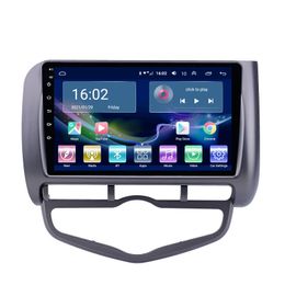 Auto DVD Radio Multimedia Videospeler Android 10 Octa-Core Head Unit HU 4G in Dash for Honda Jazz 2004-2007