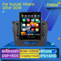 Reproductor de vídeo Multimedia Radio dvd para coche Android 11 para Suzuki Vitara 2015-2019 navegación GPS Carplay BT 2din
