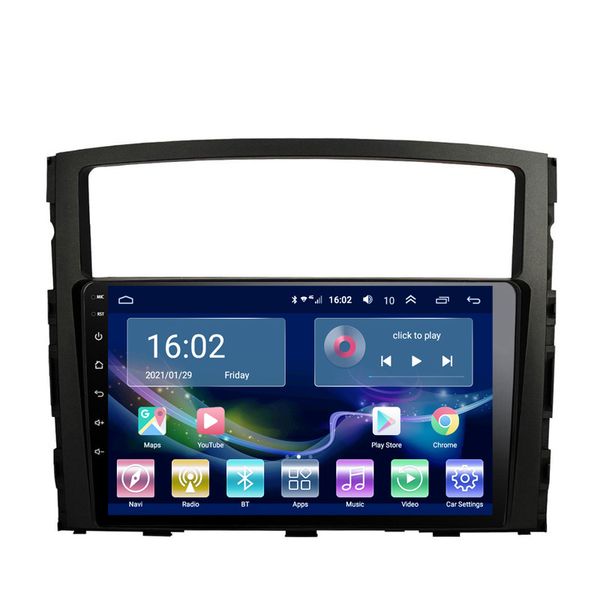 Reproductor de vídeo Multimedia con Radio DVD para coche para MITSUBISHI PAJERO 2006-2011 navegación GPS Android 10,0 doble Din