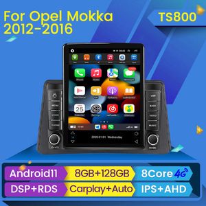 Voiture Dvd Radio multimédia lecteur vidéo stéréo pour Opel Mokka 1 2012 - 2016 Tesla Style Navigation GPS Android 2din 2 Din BT