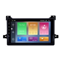 Reproductor de radio Dvd para automóvil para Toyota Prius-2016 Sistema multimedia Android Carplay 9 pulgadas Gps Navegación Bluetooth 3G Wifi TV digital Cámara retrovisora DVR OBD II