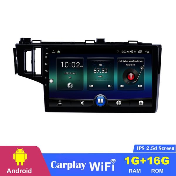 Voiture dvd Stéréo Audio Radio In-dash Lecteur Vidéo pour Honda Fit 2013-2015 LHD double din 10.1 pouces Android