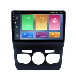 Lecteur de navigation GPS stéréo dvd de voiture pour Citroen C4 2013-2016 avec USB WIFI SWC 1080P 10,1 pouces Android prend en charge la caméra de recul DVR