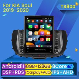 Lecteur dvd stéréo de voiture pour Kia Soul SK3 2019 2020 Radio multimédia vidéo Navigation GPS Android Auto Carplay 2din 2 Din