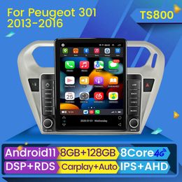 CAR DVD STEREO PLAYER VOOR PEUGEOT 301 CITROEN ELYSEE 2013 - 2018 IO CarPlay Android Auto GPS Navigatie BT No 2 DIN 2DIN DVD