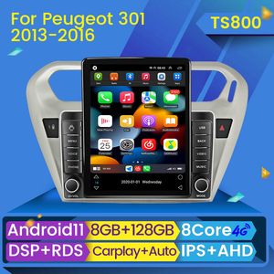 CAR DVD STEREO PLAYER VOOR PEUGEOT 301 CITROEN ELYSEE 2013 - 2018 IO CarPlay Android Auto GPS Navigatie BT No 2 DIN 2DIN DVD