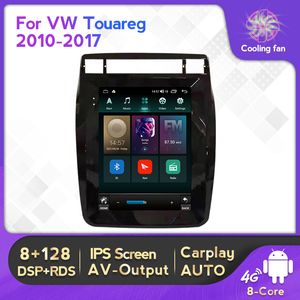 Autoradio stéréo DVD de voiture 4G LTE Wifi Autoradio Navigation GPS pour VW Touareg 2011-2017 Android 11 vertical 9,7 pouces écran tactile 8G 128 Go