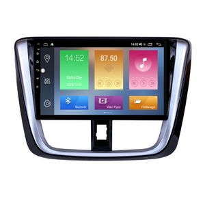Lecteur stéréo de navigation GPS à écran tactile dvd de voiture pour TOYOTA VIOS 2014-2017 avec support WIFI USB AUX DAB SWC DVR 10.1 pouces Android