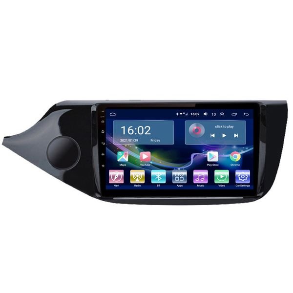 Lecteur multimédia vidéo Dvd de voiture personnalisé Android 10.0 stéréo pour KIA CEED 2013-2015 unité principale BT caméra