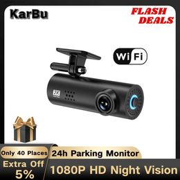 Auto dvr 1080P Dash Cam voor Auto Camera Wifi Dvr Para Coche Nachtzicht Dashcam 24h Parking Monitor mini Kamera Samochodowa Rejestrator Q231115