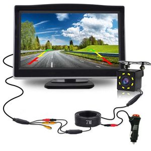 Voiture dvr 435 pouces LCD moniteur vue arrière caméra de recul pour véhicule Van nuit vision inverse vidéo système de stationnement installation facileHKD230701