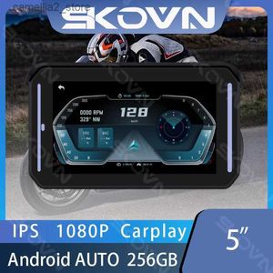 car dvr 5 pouces moto GPS 1080P Carplay Android AUTO Dashcam avec WIFI double lentille moto boîte noire Vision nocturne enregistreur vidéo Q231115
