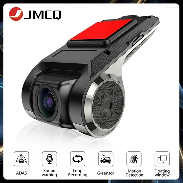 Car DVR ADAS USB HD Camera 1080p pour Android DVD Player Navigation Auto Audio Voice Alarm LDWS Prise en charge de la carte TF