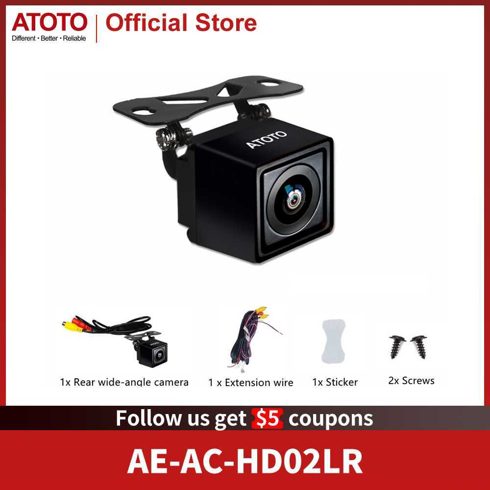Wideorejestrator samochodowy ATOTO AEACHD02LR kamera HD 720 P z podglądem na żywo dla europy hiszpania niemcy włochy obszar itp kamera wspomagająca parkowanie HKD230701