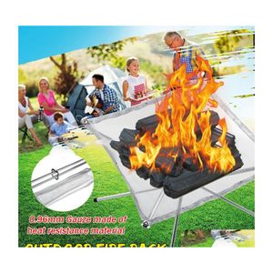 Auto DVR BBQ Grills draagbare vuurplaats vouwkampvuurrek buitencam verbrandingsovens barbecue verbrandingsoven houten fornuis drop levering huis garde dhm7a