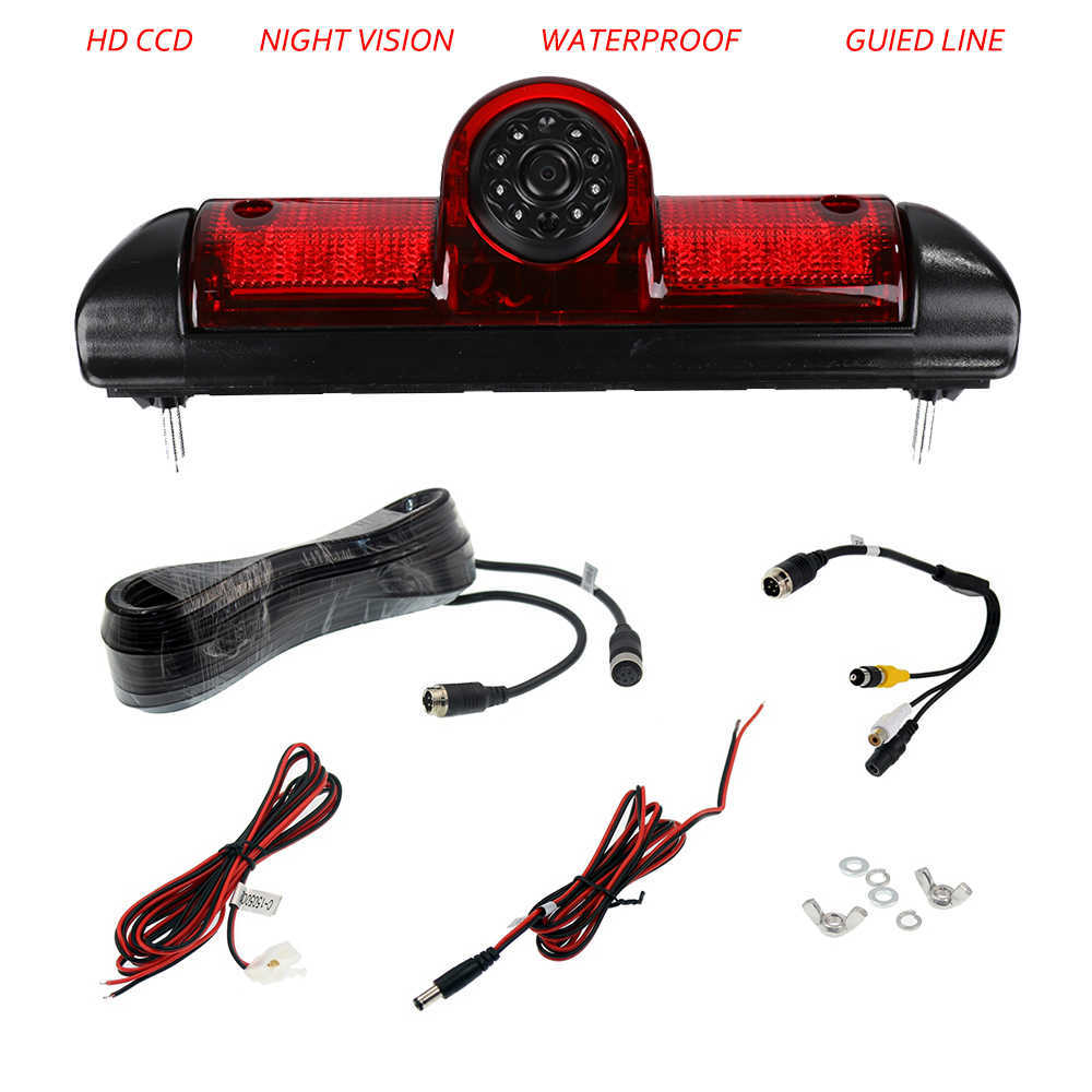 Wideorejestrator samochodowy światło hamowania kamera cofania Backup CCD dla Citroen JUMPER Fiat DUCATO X250 Peugeot BOXER III LED IR kamera parkowaniaHKD230701