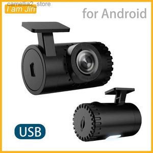 auto dvr Auto DVR's 1080P HD USB Auto Video Camera Nachtzicht Dash Cam Video Recorder Android 170 Groothoek Auto Dashcam Verborgen Auto DVR Camera Q231115