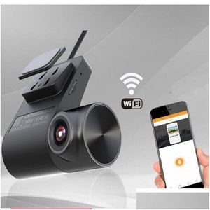 Car Dvr Car Dvrs Dash Cam Wifi Dvr Fl Hd 1080P Super Mini Cámara Versión nocturna inalámbrica Gsensor Grabadora de conducción con Mti Country Drop Deliv