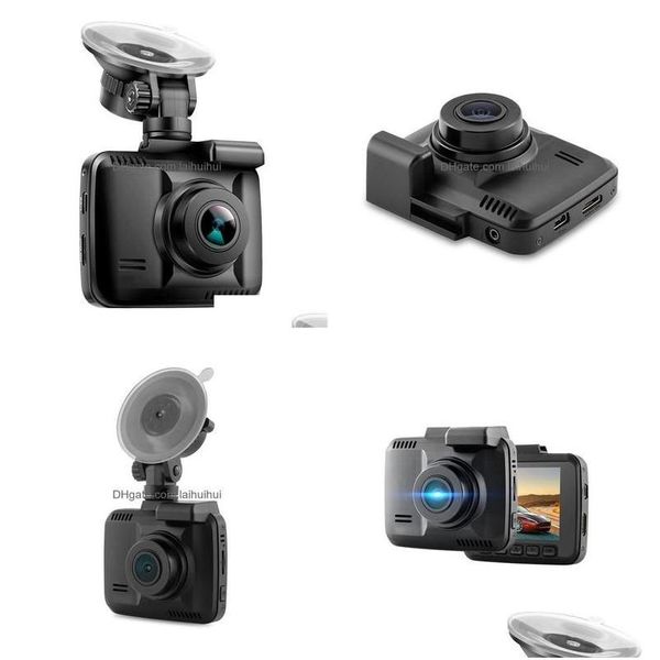 CAR DVR DVR DVR DVR Cam High Definition Visión nocturna Visión incorporada GPS Wifi Recordadora de tráfico Tacógrafo Drop entrega Mobiles M Dhtcy