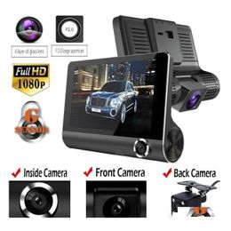 Auto Dvr Auto Dvr Dvr Originele 4 Camera Video Recorder Achteruitkijk Registrator Ith Twee Camera's Dash Cam Dual Lens Arrive Drop Deliv De De Dhnnj