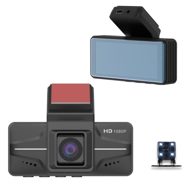 Car Dvr Car Dvrs Dvr Enregistreur vidéo 3,16 pouces Sn 1080P avant et arrière double enregistrement caméscope de vision nocturne Ts06 Drop Delivery Automob Otpws