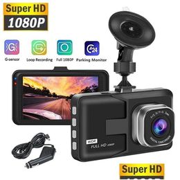 Auto Dvr Auto Dvrs Real HD 1080P Dash Cam Dvr Video Recorder Zyklus Aufnahme Recorder Nachtsicht Weitwinkel Dashcam Kamera Registrar Oty9T