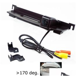 Auto DVR Auto Achteraanzicht Camera's Parkeersensoren MCCD 1280x960p 1000L Camera voor Tiida Hatchback Trunk Switch CCD HD View1 Drop Delivery DHHH8D