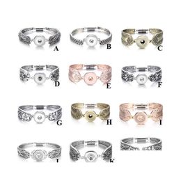 voiture dvr Charm Bracelets 12 Styles Noosa Snap Bracelet Bijoux Magnétique Gingembre Boutons Chunk Bangle Fit Diy 18Mm Snaps Drop Delivery Dh3C8