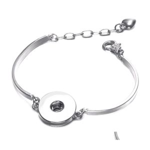 Auto DVR bedelarmbanden Sier Alloy Bangle Noosa Snap knop Charms Bracelet Fit 18mm Snaps Knopen Sieraden voor vrouwen Men SH010 Drop Delivery Dh5Ur