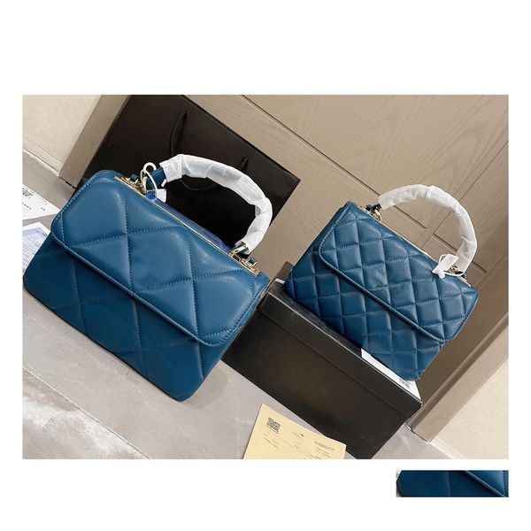 coche dvr Cross Body 2022 Mujeres Diseñador de lujo Crossbody Bolsos Monedero de alta calidad Precio al por mayor Bolso de cuero genuino Shoder Flap Bolso con Dhv8O