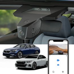 Auto DVR Dash Camera voor BMW 5 -serie 530i 540I I5 (G60) 2024, Fitcamx 4K UHD eenvoudig te gebruiken WiFi -verbinding app -controle